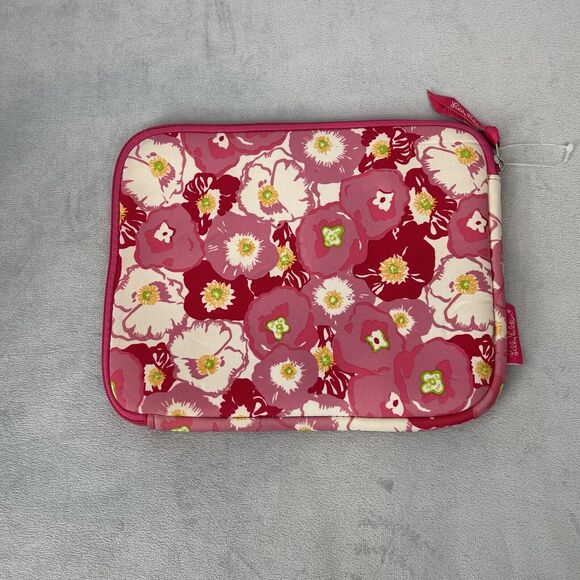 Lilly Pulitzer IPad Tablet Soft Case Sleeve Bag 10x8 Neoprene Floral - Picture 3 of 6